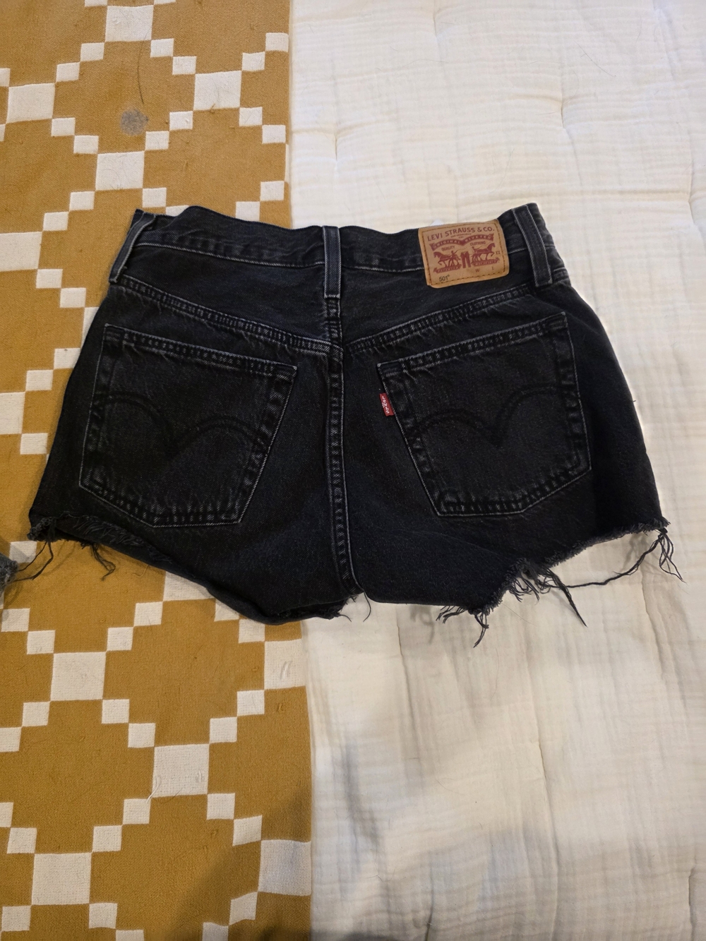 Bundle - 4 Pair Levi's 501 Denim Shorts - Black, Gray, Blue - Picture 3 of 9